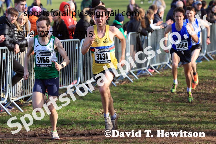 Senior Men, 2024 CAU Inter Counties Cross Country Champs., Wollaton Park, Nottingham. Photo: David T. Hewitson/Sports for All Pics